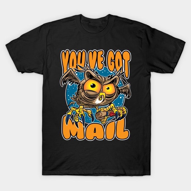 You've Got Mail Owl Delivery T-Shirt by eShirtLabs